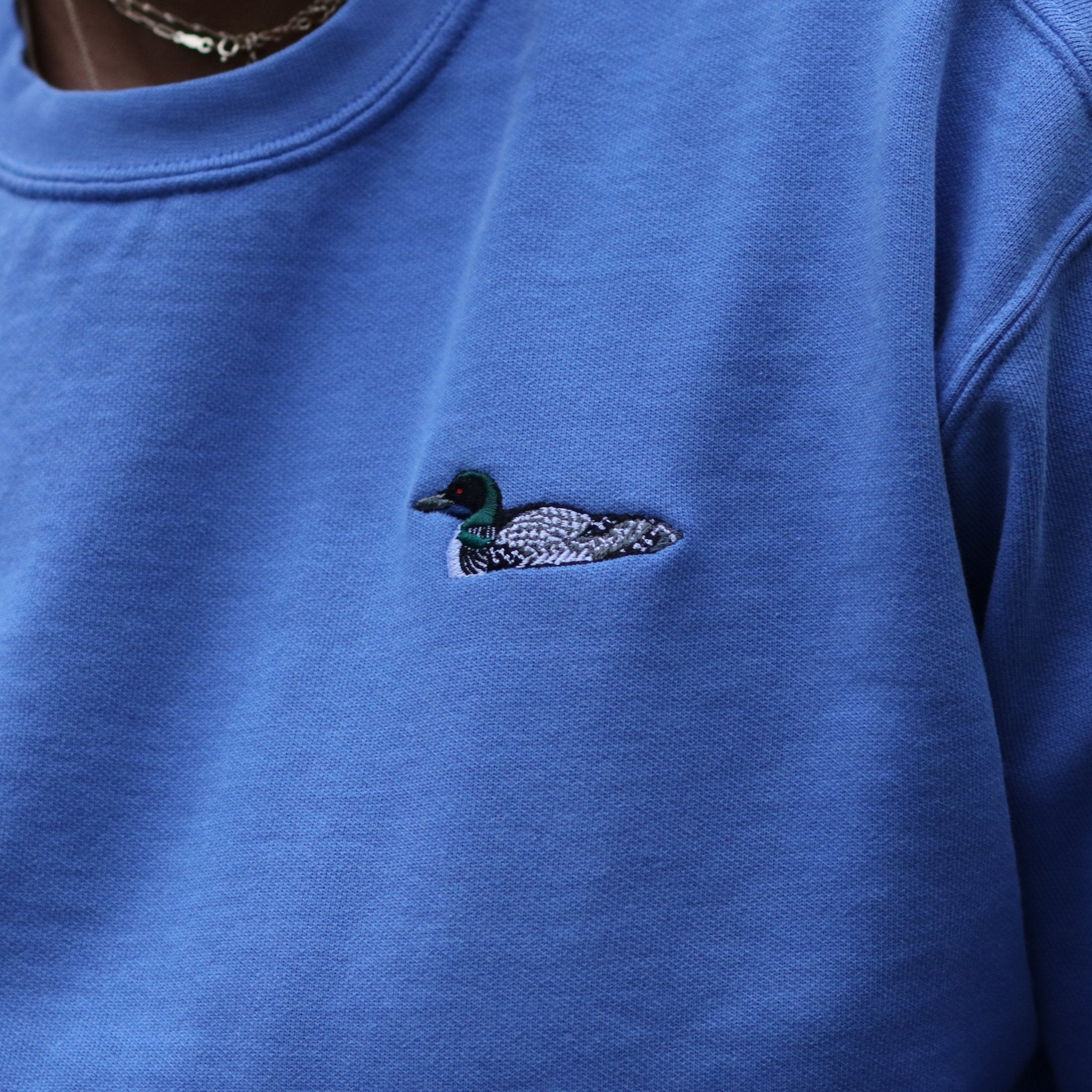 Loon Embroidered Sweatshirt - Bird Collective